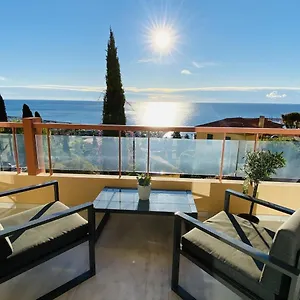 Le Vigia-vue Mer-terrasse-climatisation-parking Apartment Menton